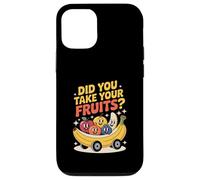 Funny Did You Take Your Fruits Retro Cartoon Case for iPhone 12/12 Pro