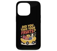 Funny Did You Take Your Fruits Retro Cartoon Case for iPhone 13 Pro