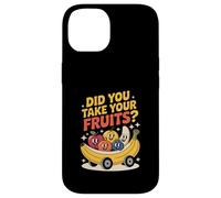 Funny Did You Take Your Fruits Retro Cartoon Case for iPhone 14