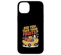 Funny Did You Take Your Fruits Retro Cartoon Case for iPhone 14 Plus