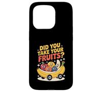 Funny Did You Take Your Fruits Retro Cartoon Case for iPhone 15 Pro