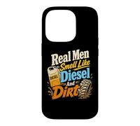 Funny Diesel Can Tire Tread Dirt Farmer Case for iPhone 14 Pro