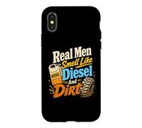 Funny Diesel Can Tire Tread Dirt Farmer Case for iPhone X/XS