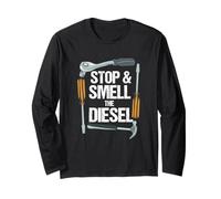 Funny Diesel Mechanics Gift | Diesel Truck Trucker Pickup Long Sleeve T-Shirt