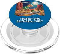 Funny Dinosaur Digging Bones Quote Prehistoric Archaeologist PopSockets PopGrip for MagSafe