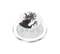 Funny Dinosaur Heroes T-Rex Raptor Prehistoric Adventure Art PopSockets PopGrip for MagSafe