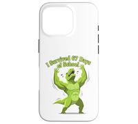Funny Dinosaur I Survived 67 Days Of School Design Case for iPhone 16 Pro