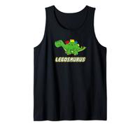 funny dinosaur Legosaurus Legos Saurus dino Tank Top