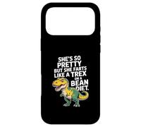 Funny Dinosaur Saying Shes Pretty But Farts Like TRex Case for iPhone 17 Pro Max