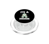 Funny Dinosnore Sleepy Dinosaur Kids Bedtime Pajama Napping PopSockets PopGrip for MagSafe