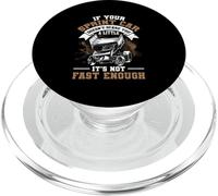 Funny Dirt track sprint car racing PopSockets PopGrip for MagSafe