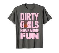 Funny Dirty Girls Have More Fun Mud Run Mudding Runner Muddy T-Shirt