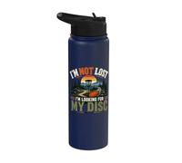 Funny Disc-Golf I Am Not Lost I Am Looking for My Disc Stainless Steel Insulated Water Bottle