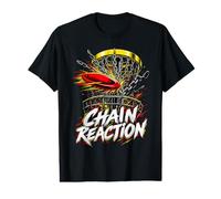Funny Disc Golf Lover Disc Golfer Humor Chain Reaction Value Graphic T-Shirt