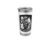 Funny Disc Golf Player Bigfoot I Play in The Woods Stainless Steel Insulated Tumbler