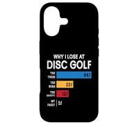 Funny Disc Golf Player Humor Why I Lose At Disc Golf Case for iPhone 17