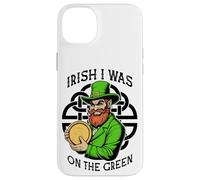 Funny Disc Golf St Patrick's Day Irish I Was On The Green Case for iPhone 14 Plus