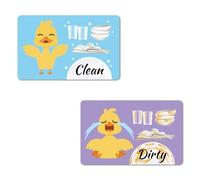 Funny Dishwasher Magnet Clean Dirty Sign, Double Sided Duck Clean Dirty Flip Magnet for Dish Washer Refrigerator Kitchen Home Decor
