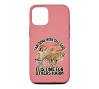 Funny Divorce Humor Done with Self-Care Time for Others Harm Case for iPhone 12/12 Pro