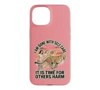 Funny Divorce Humor Done with Self-Care Time for Others Harm Case for iPhone 15