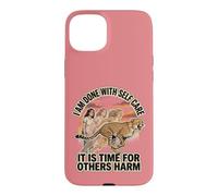 Funny Divorce Humor Done with Self-Care Time for Others Harm Case for iPhone 15 Plus