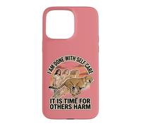 Funny Divorce Humor Done with Self-Care Time for Others Harm Case for iPhone 15 Pro Max