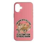 Funny Divorce Humor Done with Self-Care Time for Others Harm Case for iPhone 16 Plus