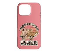 Funny Divorce Humor Done with Self-Care Time for Others Harm Case for iPhone 16 Pro