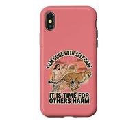 Funny Divorce Humor Done with Self-Care Time for Others Harm Case for iPhone X/XS