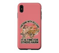 Funny Divorce Humor Done with Self-Care Time for Others Harm Case for iPhone XS Max