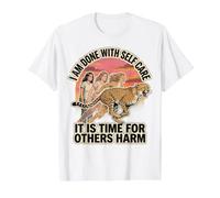 Funny Divorce Humor Done with Self-Care Time for Others Harm Value Graphic T-Shirt, Men, White, XL