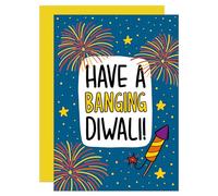 Funny Diwali Card, Fireworks Card, Happy New Year, Cute Diwali Card, Festival of Lights Gift, Card for Family, Deepavali