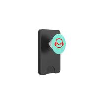Funny DJ Mallow's SmilingFace All Red PopSockets PopWallet for MagSafe