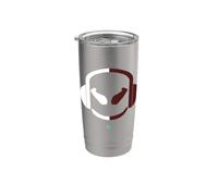 Funny DJ SmilingFace Light White|Dark Chocolate Stainless Steel Insulated Tumbler