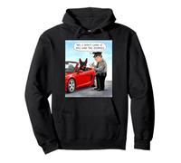 funny doberman, mom, dad, owner, parent, had the zoomies Pullover Hoodie
