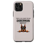 Funny Doberman Pinscher Dog Mom Shedding Humor Quote Case for iPhone 11 Pro