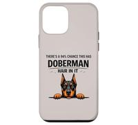 Funny Doberman Pinscher Dog Mom Shedding Humor Quote Case for iPhone 12 mini