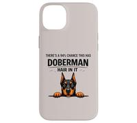 Funny Doberman Pinscher Dog Mom Shedding Humor Quote Case for iPhone 14 Plus