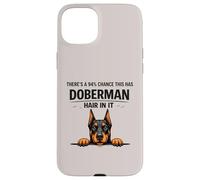 Funny Doberman Pinscher Dog Mom Shedding Humor Quote Case for iPhone 15 Plus
