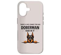 Funny Doberman Pinscher Dog Mom Shedding Humor Quote Case for iPhone 17