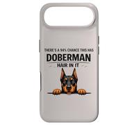 Funny Doberman Pinscher Dog Mom Shedding Humor Quote Case for iPhone Air