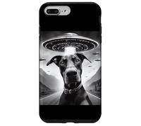 Funny Doberman Pinscher Selfie with UFOs Case for iPhone 7 Plus/8 Plus