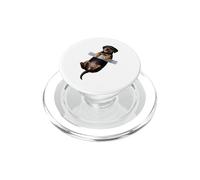 Funny Doberman Puppy Duct Tape Meme Graphic Dog Lover Humor PopSockets PopGrip for MagSafe