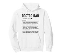 Funny Doctor Dad Definition Design for Father's Day Humor Pullover Hoodie