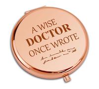 Funny Doctor Gift for Women Travel Compact Pocket Makeup Mirror for Doctor Appreciation Gifts Friends Colleague Birthday Gift for Assistant New Doctors Retirement Gifts Folding Mini Pocket Mirror