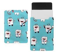 Funny Doctor Tooth Laptop Sleeve 13.8x10.2in Laptop Case Bag Dutch Celvet Lining Computer Bag Cover