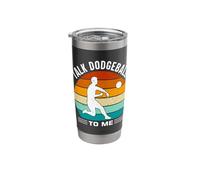 Funny Dodgeball Game Design for a Dodgeball Player Stainless Steel Insulated Tumbler