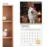 Funny Dog 2026 Wall Calendar - Monthly Desk Calendar,Large Grid Monthly Organizer for Holiday Preparations Team Meetings Classroom Workplace Fitness Routines Family Activity Scheduling