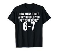 Funny Dog 67 Six Seven Meme T-Shirt