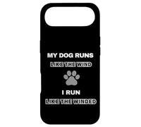 Funny Dog Agility - dog runs like the wind i run like winded Case for iPhone Air